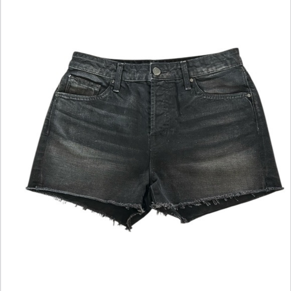 J Brand Gracie black jean shorts size 25